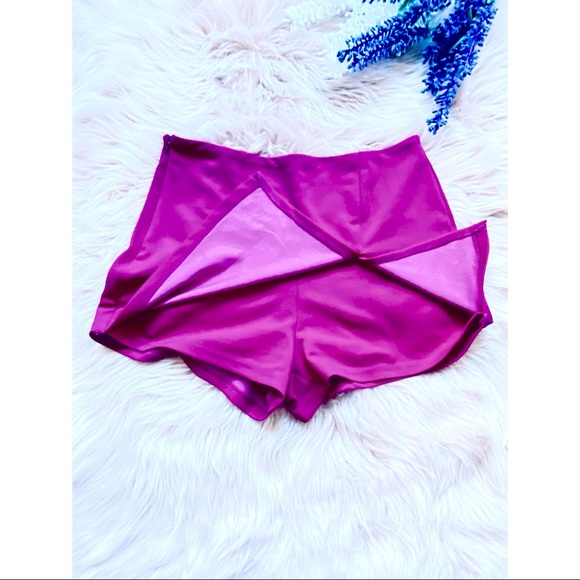 Royal Fuchsia Violet Split Skorts - Picture 8 of 15